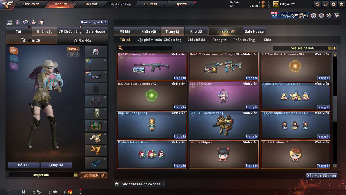 shop acc cf uy tin gia re